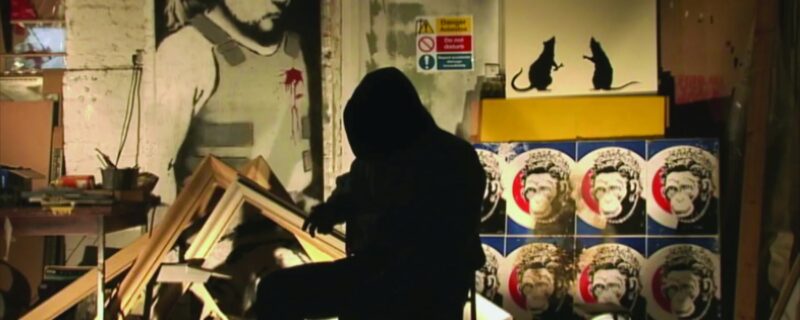 Il personaggio di Banksy nel film Exit Through the Gift