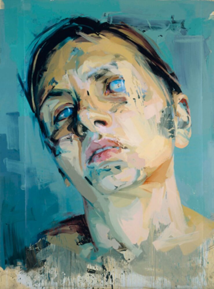Jenny Saville, Rosetta II (2005-2006, olio su carta montata su tavola, 252 x 187,5 cm, © Jenny Saville, su gentile concessione dell’artista e di Gagosian