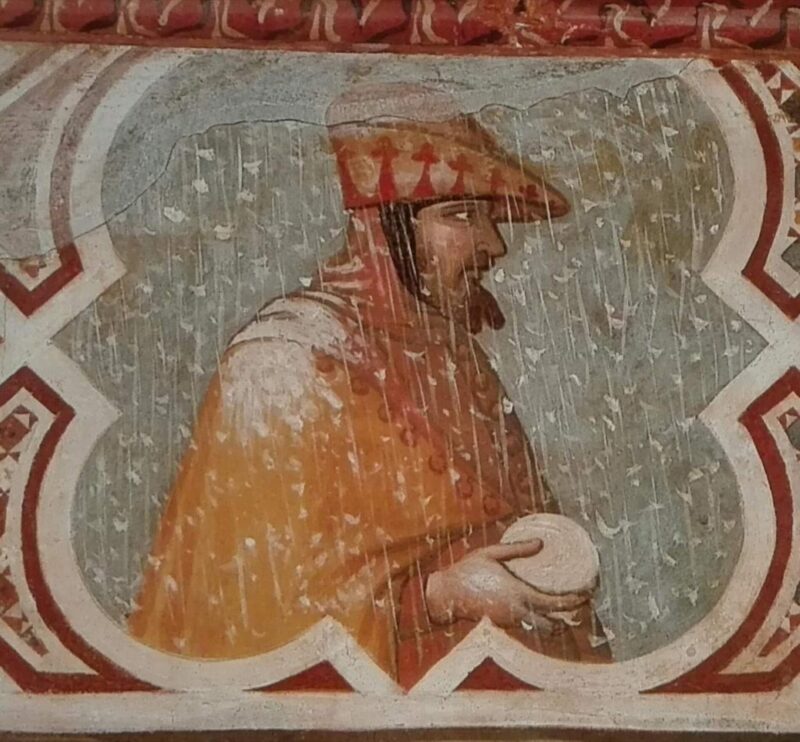 L'Inverno di Ambrogio Lorenzetti, dall'Allegoria del Cattivo Governo, Palazzo Pubblico, Siena