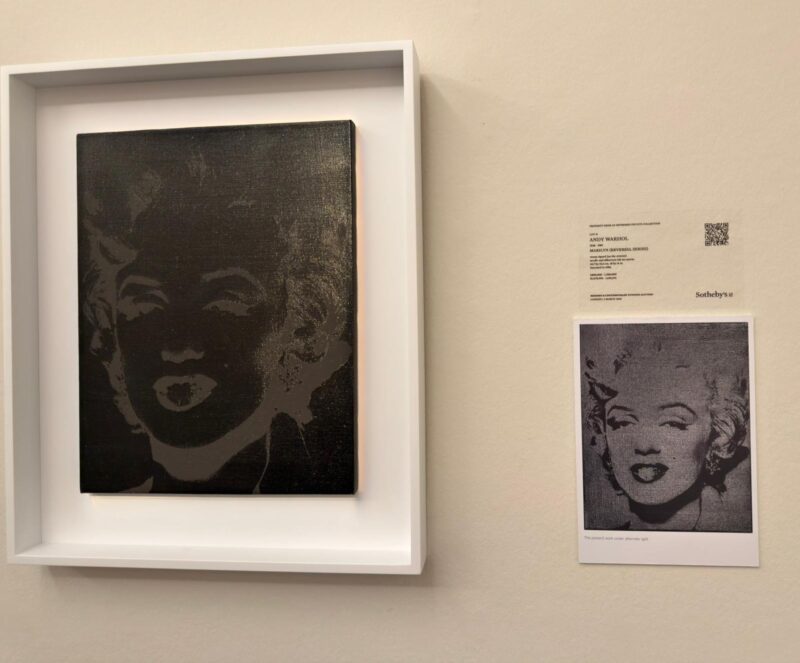 La Marilyn argentata di Warhol
