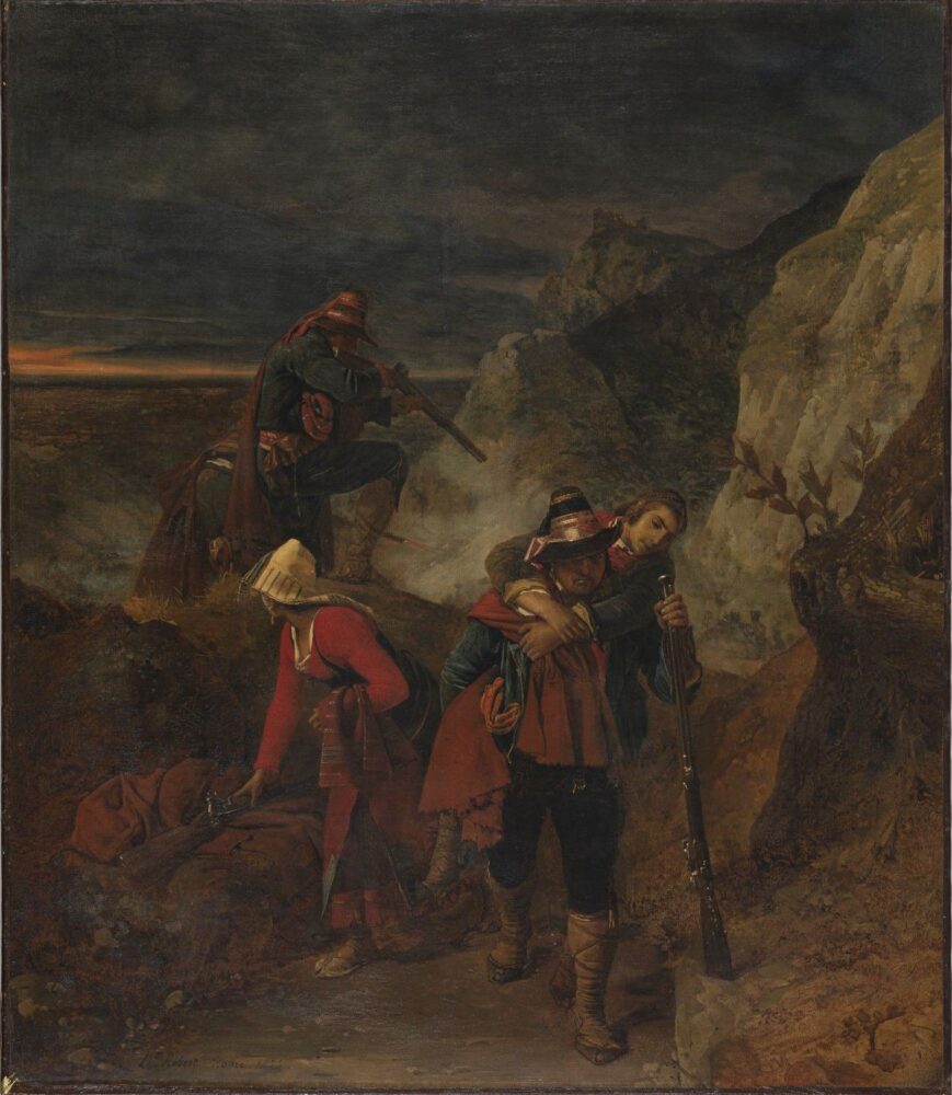 Léopold Robert, Retraite de brigands, olio su tela, 1824, © Musée d'arte et d'histoire de Neuchâtel, Maciej Czepiel