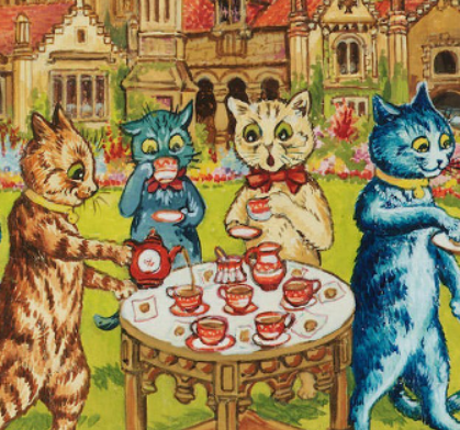 Louis Wian, Gatti psichedelici all’aperto