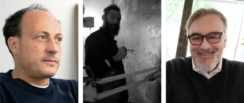 Paolo Repetto, Francesco De Grandi e Giampaolo Abbondio
