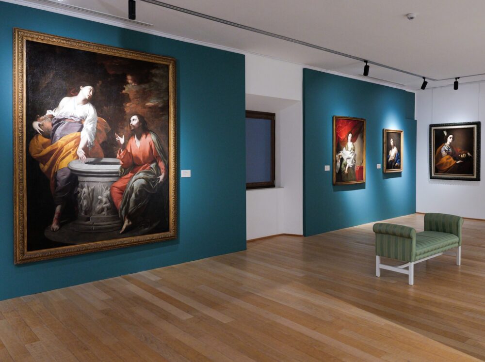 Veduta della mostra Pittura a Napoli dopo Caravaggio, Forte Pietro Leopoldo I, Forte dei Marmi Ph Barbara Cardini
