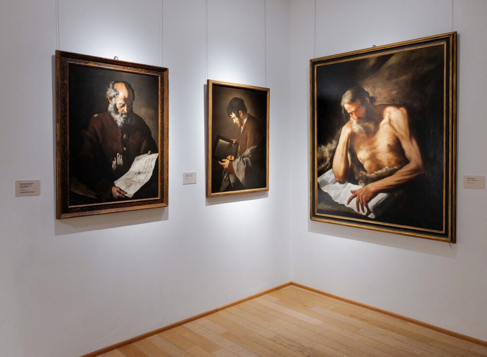 Veduta della mostra Pittura a Napoli dopo Caravaggio, Forte Pietro Leopoldo I, Forte dei Marmi Ph Barbara Cardini