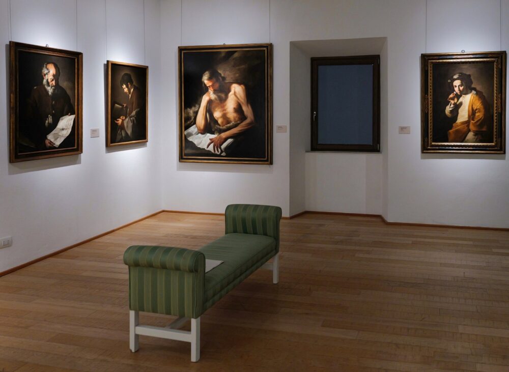 Veduta della mostra Pittura a Napoli dopo Caravaggio, Forte Pietro Leopoldo I, Forte dei Marmi Ph Barbara Cardini