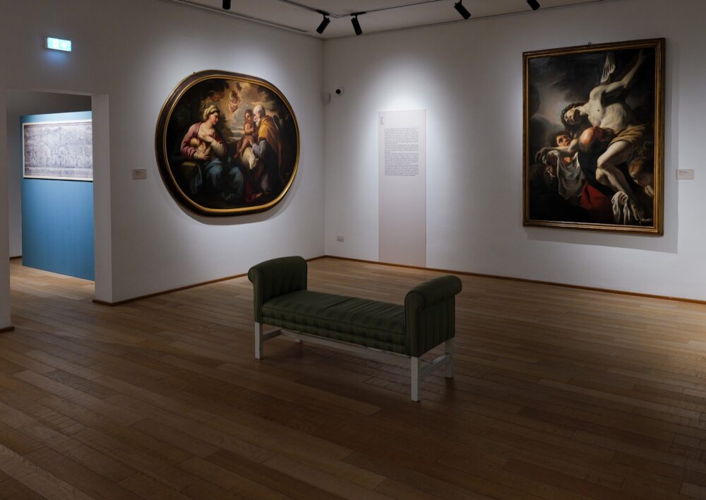 Veduta della mostra Pittura a Napoli dopo Caravaggio, Forte Pietro Leopoldo I, Forte dei Marmi Ph Barbara Cardini