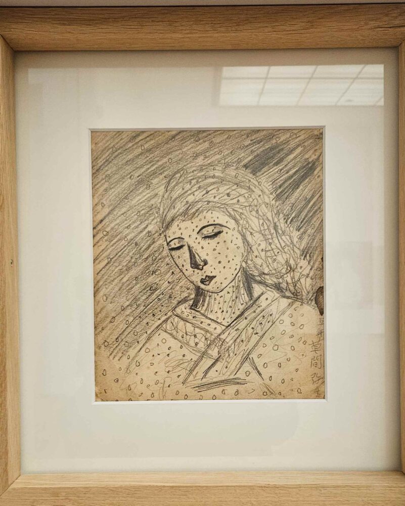 Yayoi Kusama, Senza Titolo,1939, matita su carta, Foto Della Ventura