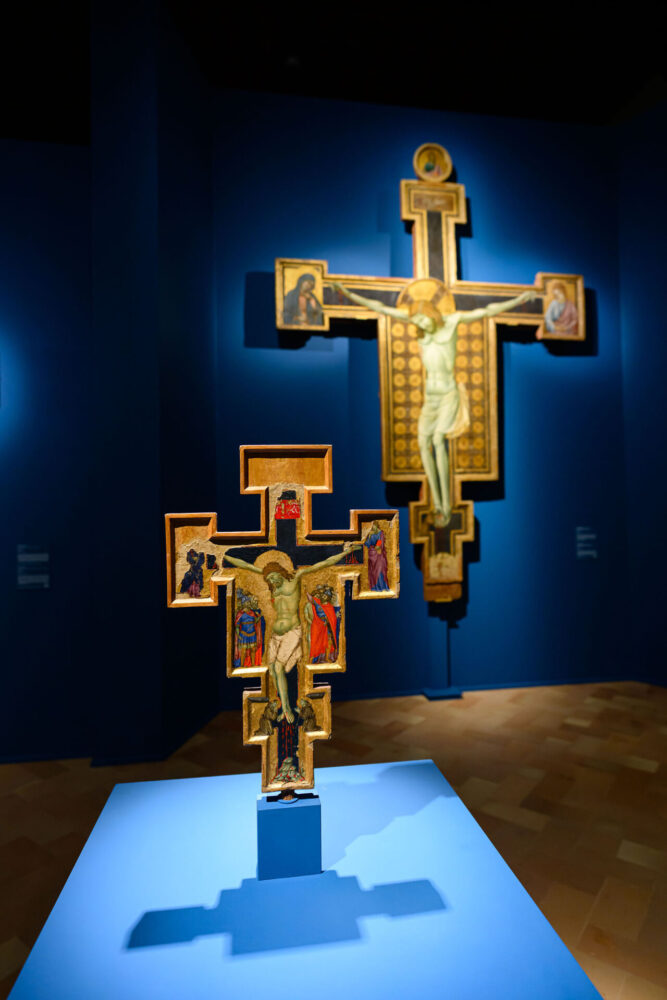 Giotto e san Francesco, Perugia, Galleria nazionale dell'Umbria, installation view, credits Marco Giugliarelli