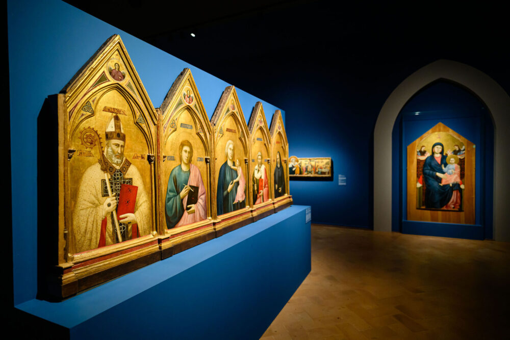 Giotto e san Francesco, Perugia, Galleria nazionale dell'Umbria, installation view, credits Marco Giugliarelli