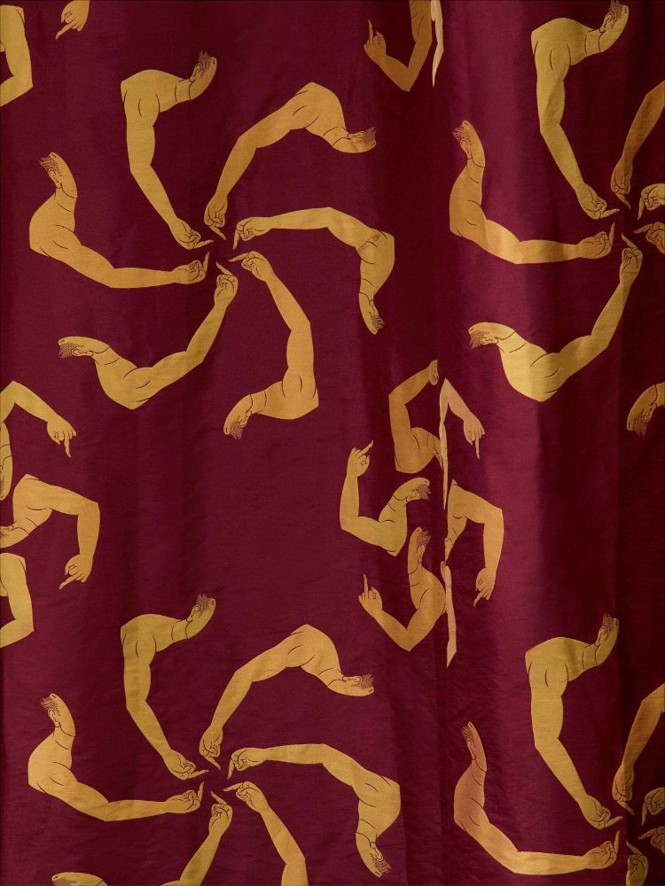 Ai Weiwei, About silk, showroom Rubelli, Milano