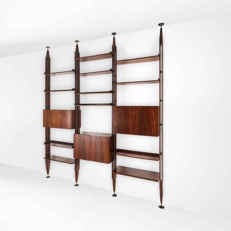 Lotto 90, Libreria modello LB7 di Franco Albini. Battuta a 29.475 euro. Cambi Casa d'Aste