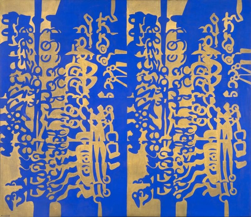 Carla Accardi, Oroblu (Oriente n. 2) Roma, collezione dell’artista