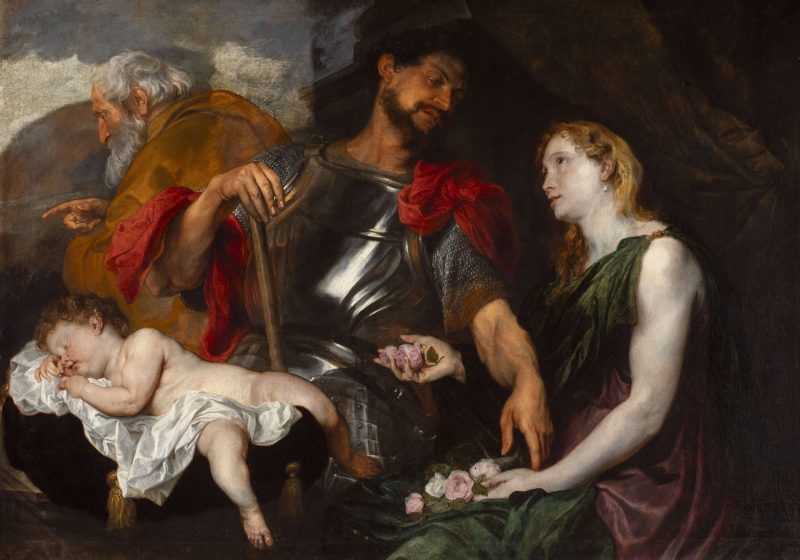 Anton van Dyck, Le tre età dell’uomo come vanitas, inv. A-288, 1625 – 1627, olio su tela, 115,5 × 167,7 cm; Musei Civici di Vicenza