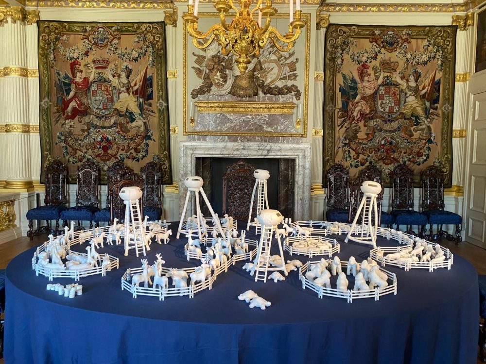 Bryony Dunne, Tables of Power, State of Wander, towards environmental restoration, Palais Het Loo, Apeldoorn