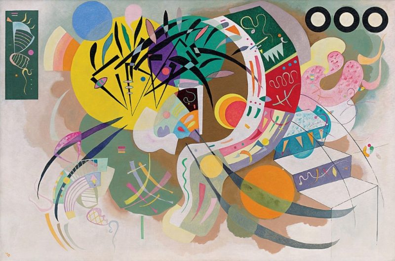 Vasilij Kandinsky, Curva dominante, credit Museo Solomon R. Guggenheim, New York, Copyright © 2023 Artists Rights Society (ARS), New York-ADAGP, Parigi
