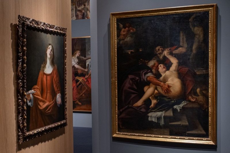 Vista della mostra La Virtù e la grazia, Modena, crediti: La Galleria BPER