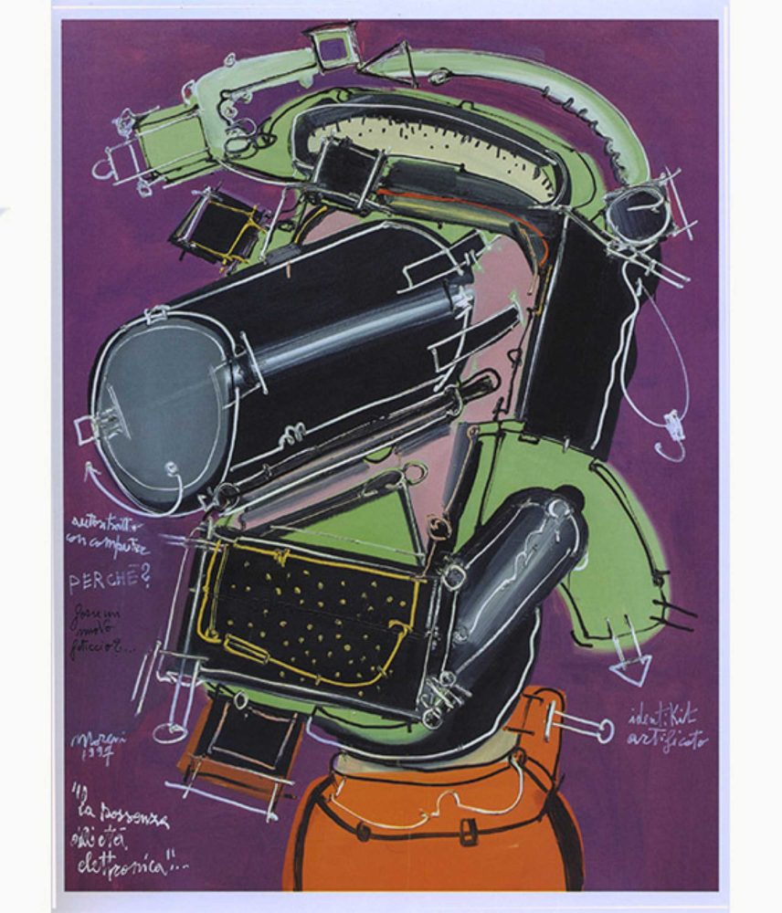 Mattia Moreni, La possenza dell’era elettronica, 1997