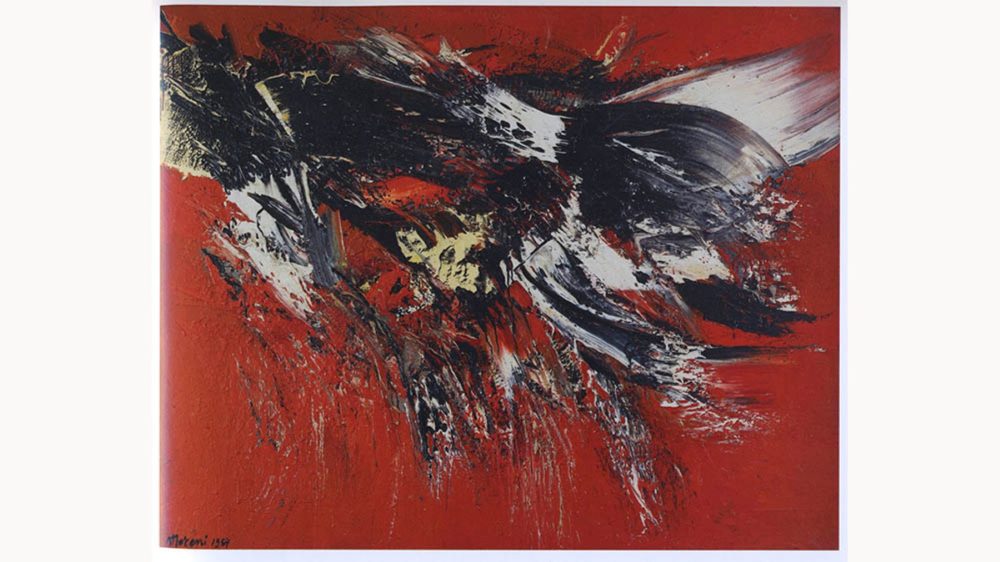 Mattia Moreni, Una nuvola, 1957