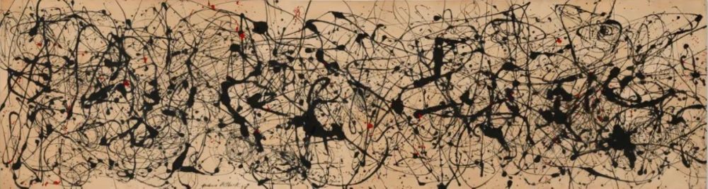 Number 7A (1948) di Jackson Pollock (foto Christie's images ltd. 2026)