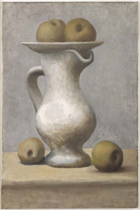 6.Pablo Picasso, "Natura morta con brocca e mele", 1919, Olio su tela, 65 x 43 cm, Musée national Picasso-Paris
