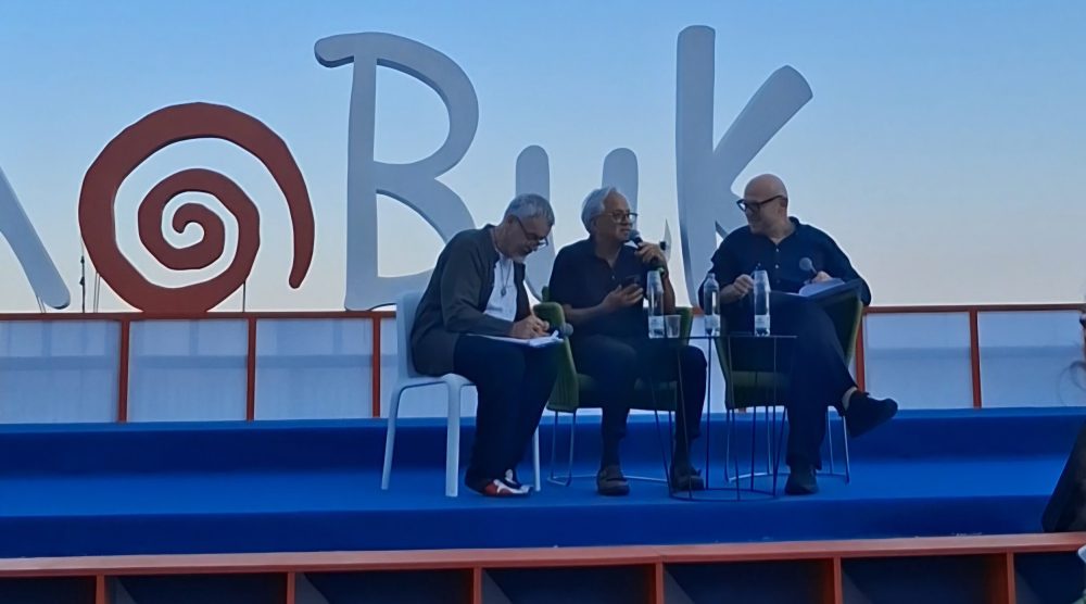 Anish Kapoor e Arturo Galansino a Taormina, Tao Buk 2026, courtesy ArtsLife