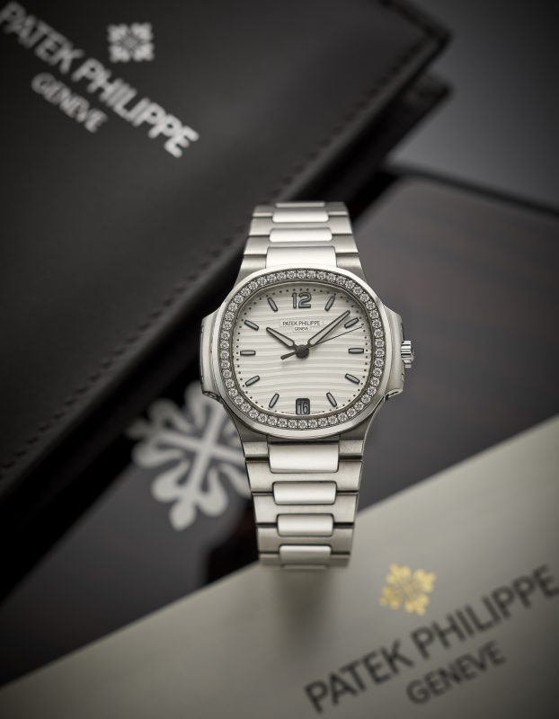 Lotto 1041Patek Philippe, Nautilus Ref.7018/1A-10 Orologio da polso in acciaio. Venduto € 57.600 Courtesy Il Ponte Casa d'Aste
