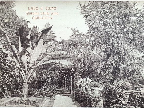 Foto vintage di Villa Carlotta ph Claudia Zanfi