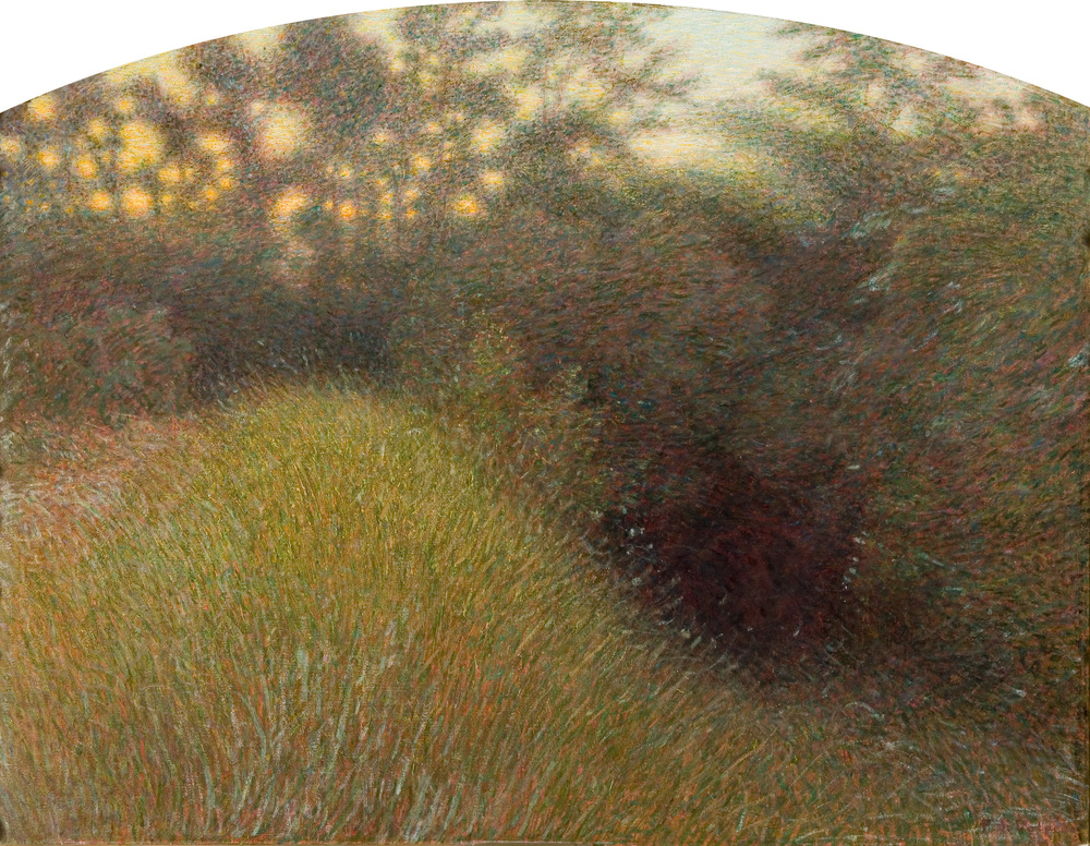 Giuseppe Pellizza da Volpedo, Tramonto o Il roveto, 1900, olio su tela, cm 73 x 92, Piacenza, Galleria d’Arte Moderna Ricci Oddi