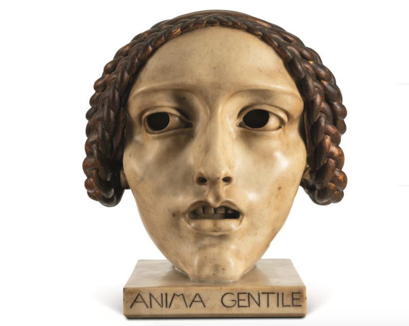 Lotto 186, Adolfo Wildt, Anima Gentile, 1912. Stima 150.000-250.000 euro. Cambi Casa d'Aste