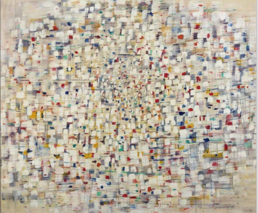 Tancredi, Senza titolo, 1955, olio su faesite