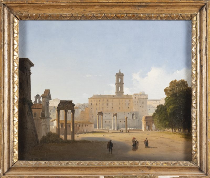 Asta n. 145 del 15 aprile 2026Lotto 162 Ippolito Caffi "Veduta del Foro con Campo Vaccino", olio su tela, 37,9x45 cm. entro cornice. Il dipinto è corredato da una scheda critica a cura della Dott.ssa Annalisa Scarpa. Stima € 14.000-20.000 Prezzo di aggiudicazione (diritti inclusi): € 45.360 Colasanti Casa d'Aste