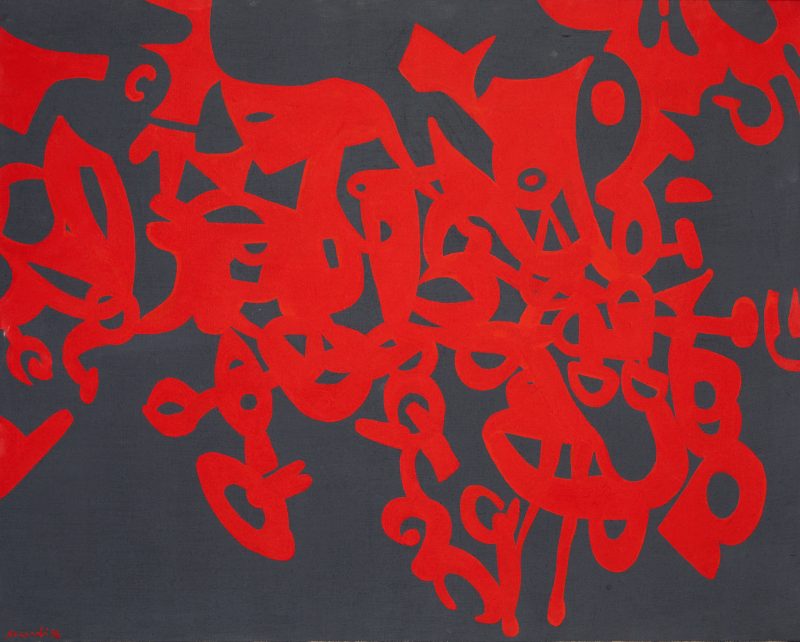 Carla Accardi, Rossogrigioscuro, 1996 Vinilico su tela, cm 80 x 100. Firma, anno, in basso a sinistra. Firma, anno, titolo, sul retro. Arch. n. 550A. Certificato di archiviazione a cura dell'Archivio Accardi Sanfilippo, Roma n. A/02/2026 PROVENIENZA Galleria Fumagalli, Bergamo Collezione Privata STIMA 40.000 - 50.000 €; AGGIUDICAZIONE 92.500 €- Studio d'Arte Martini