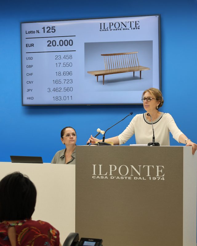 Asta Arti decorative del 900 e Design 25, 26 giugno 2026. Courtesy Il Ponte Casa d'Aste