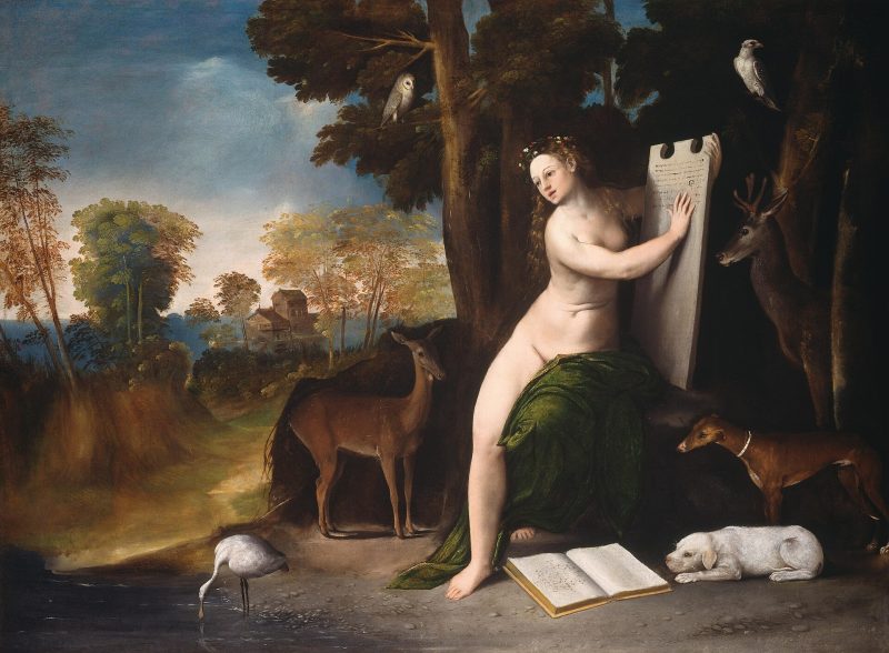 Dosso Dossi, Circe e i suoi amanti in un paesaggio, 1525
