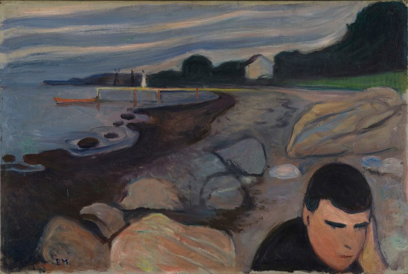 Edvard Munch, Malinconia, 1892 circa. Oslo, Nasjonalmuseet for kunst, arkitektur og design