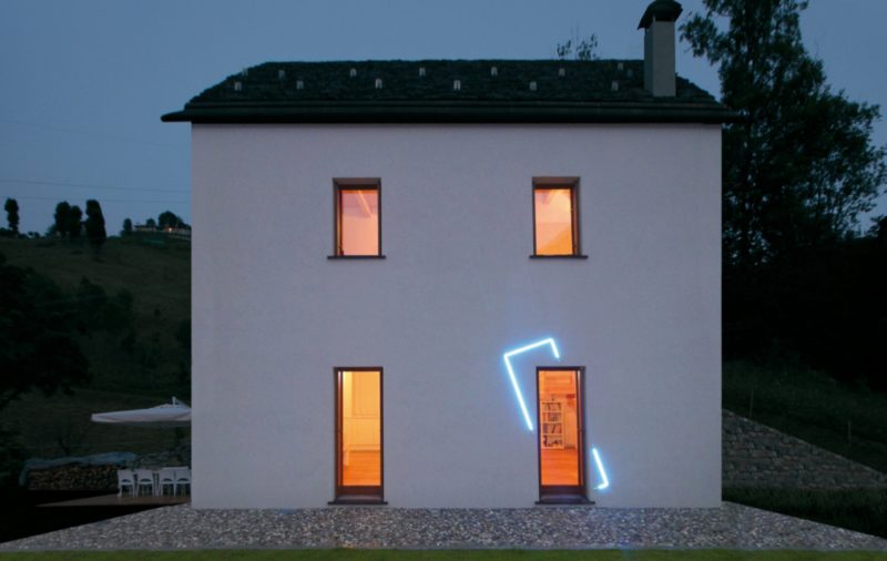 François Morellet, Pratica dello sguardo, Casa dell’Arte, Morterone