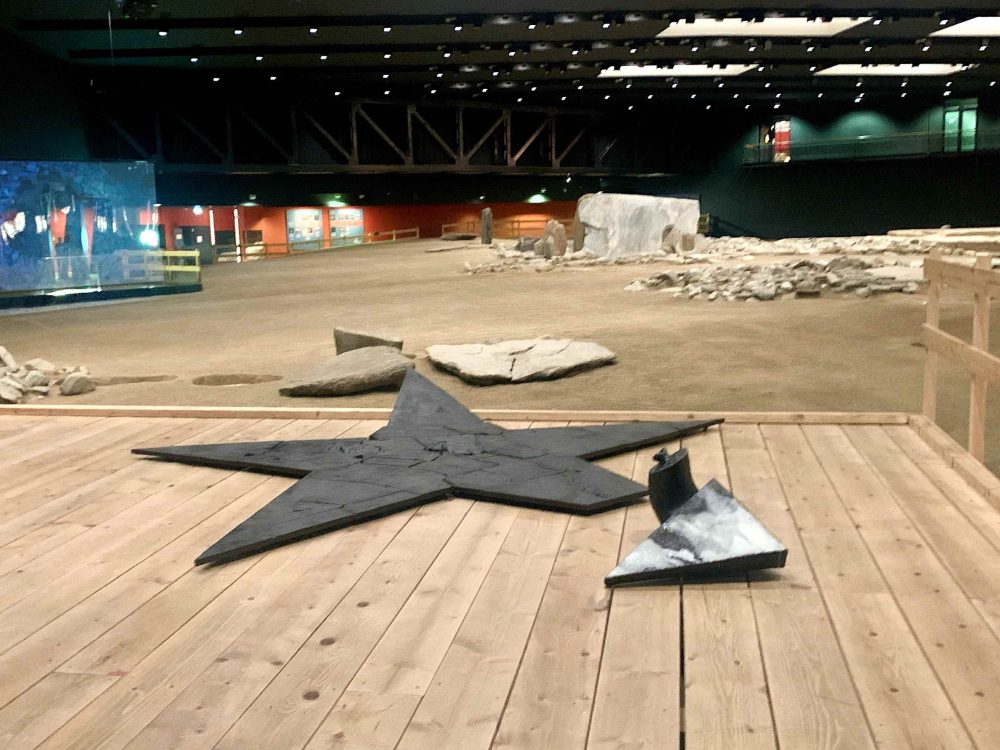 Gilberto Zorio, Museo Archelogico Aosta ph Claudia Zanfi