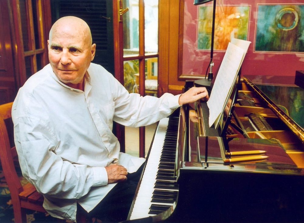 Hans Werner Henze nella sua casa di Marino, nei Colli Albani