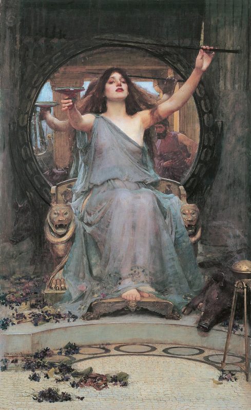 John William Waterhouse, Circe offre la coppa a Ulisse, 1891