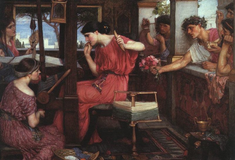 John William Waterhouse, Penelope e i Proci, 1912