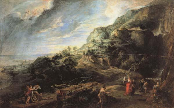 Peter Paul Rubens, Ulisse nell'isola dei Feaci, 1630-35
