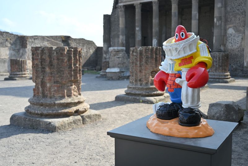 Philip Colbert, Philip Colbert in Pompei, foto Valentina Sensi via Ufficio Stampa HF4
