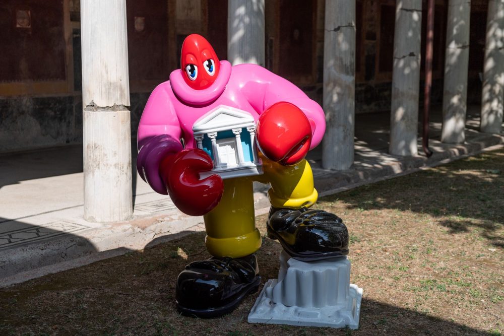 Philip Colbert in Pompei, Getty, Ivan Romano - Stringer, courtsey of Philip Colbert Studio