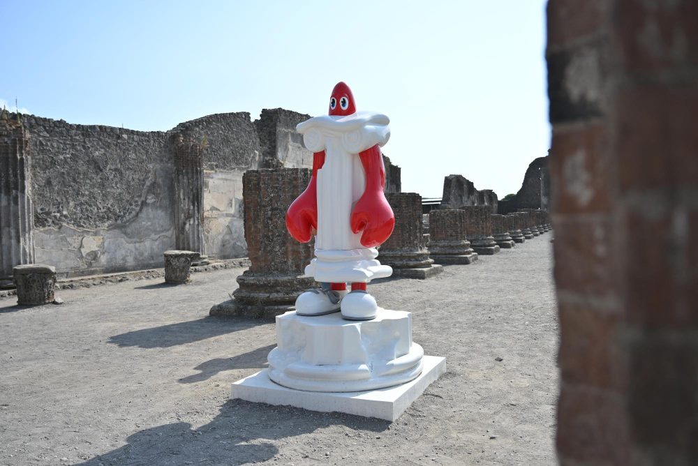 Philip Colbert, Philip Colbert in Pompei, foto Valentina Sensi via Ufficio Stampa HF4
