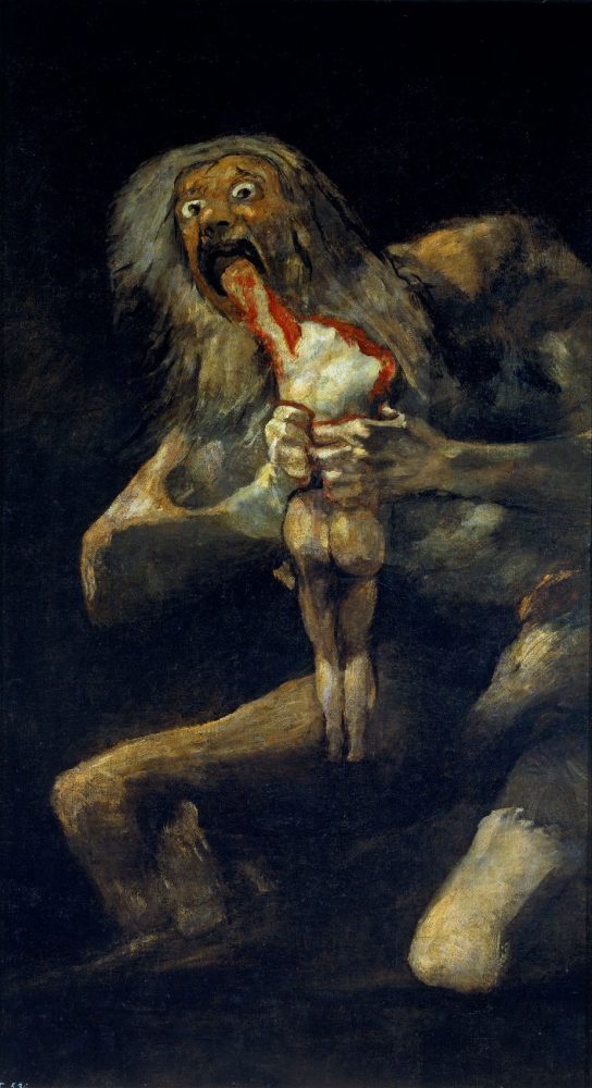 Saturno che divora i suoi figli di Goya