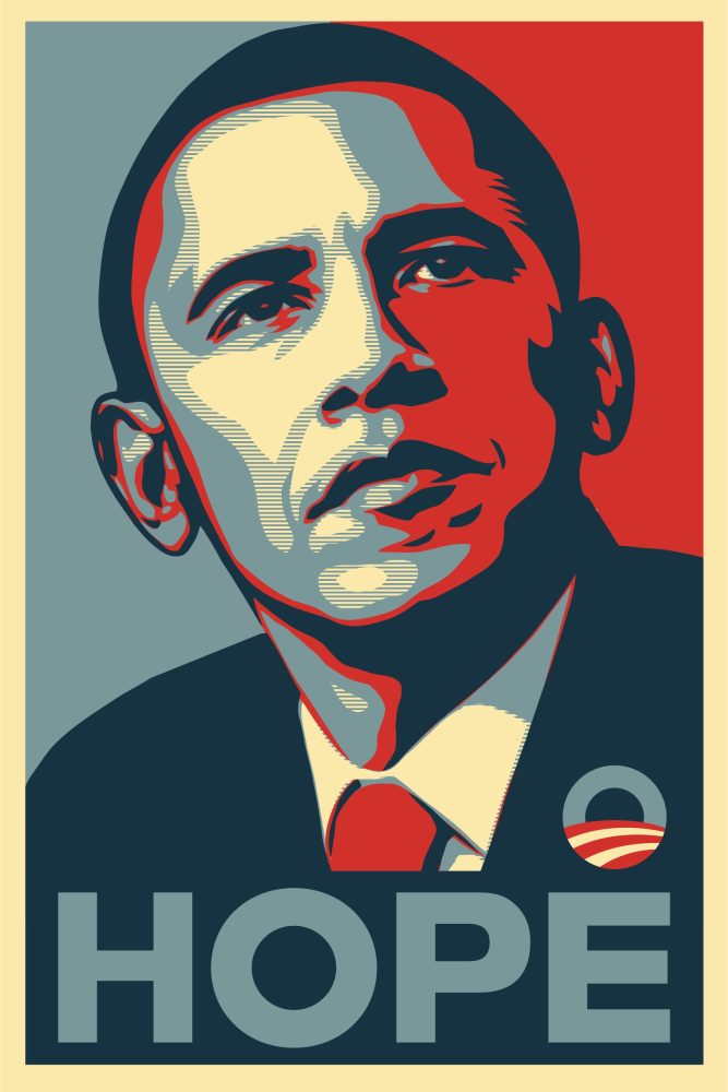 Shepard Fairey (Obey), Obama Hope Offset (2008), Offset Lithograph, 91,44 x 60,96 cm