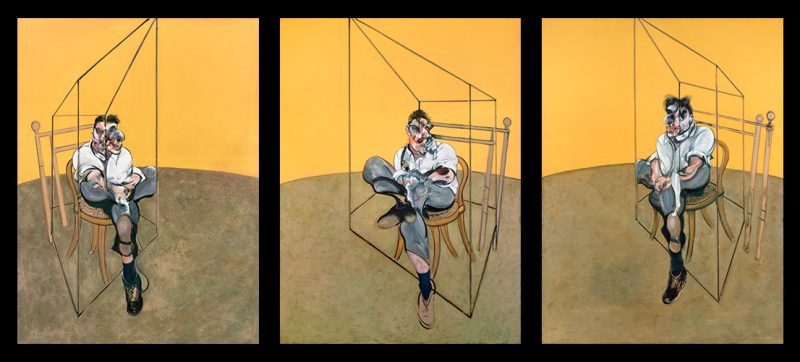 Three Studies of Lucian Freud (1969) di Francis Bacon
