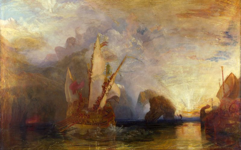 William Turner, Ulisse deride Polifemo, 1829