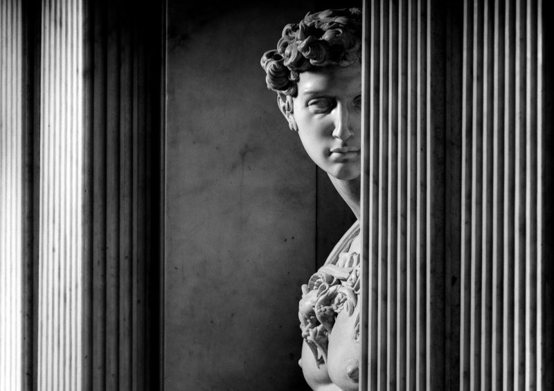Aurelio Amendola, Giuliano de’ Medici, Michelangelo - Cappelle Medicee, Firenze, 2004, Stampa Inkjet Fine Art su carta fotografica, 110 x 150 cm © Aurelio